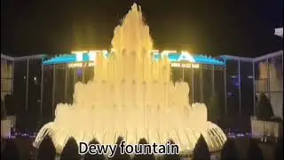 Small music garden fountain for park villa home