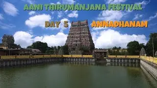 Chidambaram Natarajar Temple Aani Thirumanjana Festival Day 5 Annadhanam