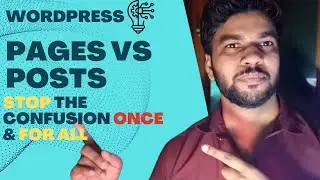 Ep4 &ndash; WordPress Introduction | Pages vs Posts Explained for Beginners | Amit Ji Tech