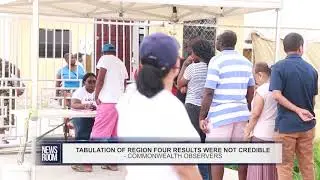 TABULATION OF REGION FOUR RESULTS WERE NOT CREDIBLE  COMMONWEALTH OBSERVERS