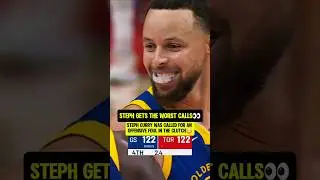 Steph Curry gets the WORST foul calls😭