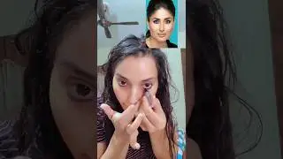 😱😨🔥 Recreating Kareena's Eye Makeup Look! #shorts #makeupshorts #viral #trending #kareena
