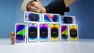 COMPREI TODOS... e de TODAS as CORES [iPhone 14, iPhone 14 Pro]