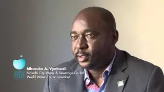Mbaruku Vyakweli, Nairobi City Water & Sewerage Co. Ltd - World Water Council member