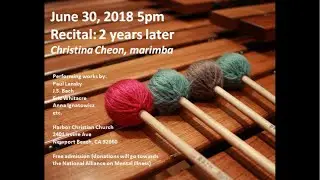 2018 Marimba Recital