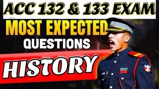 History Most Repeated Questions | ACC 132 EXAM | Humanities For Acc Exam