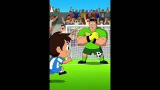 Tiny player vs Giant Goalie