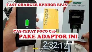 ADAPTOR FAST CHARGER CAS 18W 18 WATT BUAT POCO C40 MURAH MERIAH KERE HORE DS REVIEW INDONESIA