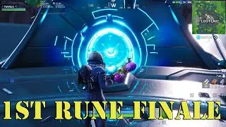 1st RUNE Landing at Loot Lake - NEW Fortnite Live Event First Rune Finale Kevin Return soon?