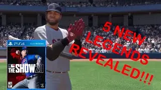 5 CONFIRMED NEW LEGENDS FOR MLB THE SHOW 20!!! (Gameplay Trailer Breakdown)