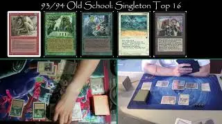 Old School Magic the Gathering | Top 16 Elimination Match | 7-Point Singleton | WG vs BR