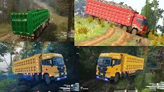 BEAST DUMP TRUCKS vs IMPOSSIBLE MUDDY ROADS | Extreme Off-Road Simulation