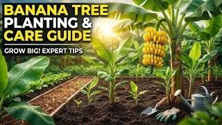 Growing Banana Plants but No Fruit? Here’s Why#bananaplant#plantcare#farminglife#gardening