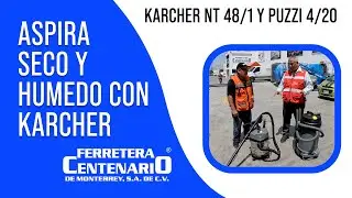 Aspiradoras de uso industrial Karcher NT 48/1 Y PUZZI 4/20