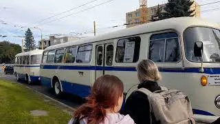 Zábavný řidič Škoda 706 RTO 1969 #bus #drivewithus #skoda #veteran #funny #zabava #autobus #benda