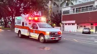 Honolulu EMS (first time) - brand newest medic 22 WIPO responding 12/29/25 