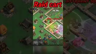 RAid Cart lovely 😍# coc #clashofclans #youtubeshorts