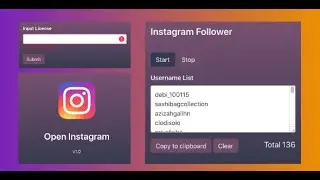 Instagram follower scraper - Chrome Extension
