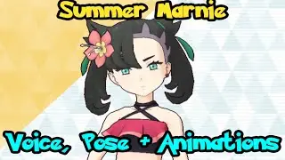 (New) Summer Marnie&rsquo;s Voice, Poses and Animations in Pokemon Masters EX