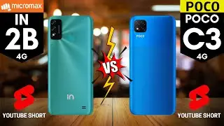 Micromax In 2B VS Poco C3 || #Shorts #YoutubeShorts