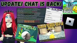 UPDATE! FIXED CHAT W/ NEW FEATURES - 2025 Collect All Pets - Roblox