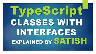 learn TypeScript | Classes with Interface Inheritance | How to Inherit Interfaces into Class