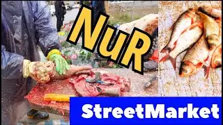 Vlog..Walking in IRAN: Mazandaran - Nur to Mahmudabad - 4K 60fps. STREET MARKET