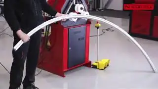 CURVADO DE PERFIL DE ALUMINIO CON LA CURVADORA HIDRÁULICA NARGESA MC200H - KACHEMBO MEXICO