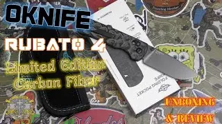 Распаковка ножа OKnife Limited Edition Rubato 4 Carbon Fiber (и обзор предстоящих новинок!)