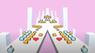 Cube Stack Surfer 3D 🏄&zwj;♂️ New Mobile Update Gameplay Unlocked Walkthrough All Levels iOS, Android 7a
