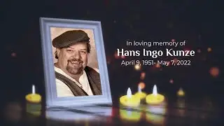 Hans Ingo Kunze Memorial Slideshow
