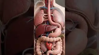 A young man eating Apple🍎|what happened in your body #3danimation #humananatomy #humanbody #apple
