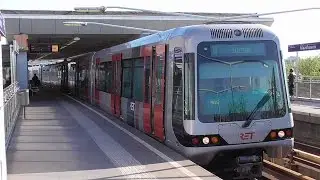 RET Metro Combi Type S+B vertrekt op station Maashaven richting Slinge