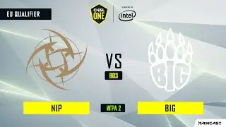 NIP vs BIG (игра 2) BO3 | Rio 2020 EU Closed Qualifier