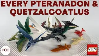 EVERY Lego Pteranadon & Quetzalcoatlus Dinosaurs (Flying Reptile) Ever Released!