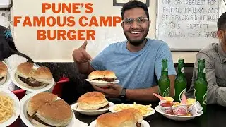 Pune’s Trending Jumbo Burger | Camp Burger | Pune Street Food
