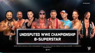🏆 WWE 2K25 - 8-Man Undisputed WWE Championship Match! | Total Chaos for the Gold 🔥