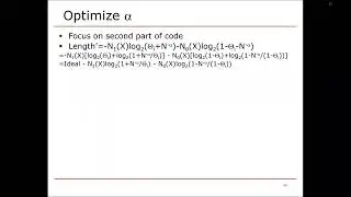 Information penalty for learning (ECE592 Module 7B)