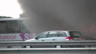 Brand personenbus