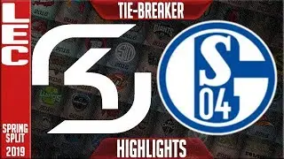 SK vs S04 Highlights TIE-BREAKER | LEC Spring 2019 Week 9 Day 2 | SK Gaming vs Schalke 04