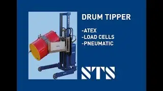 STS - Pneumatic Drum Rotator, Hydraulic Rotation Drum Tipper (Model: STP01-DRH01-Ex-LC)