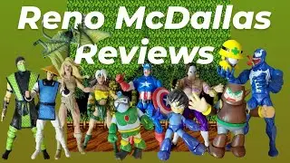 Reno McDallas Reviews:Ep.258 Marvel, Mega Man, Street Fighter & Mortal Kombat Video Game Figures! 