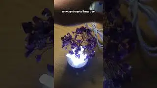 Amethyst crystal lamp tree #healingcrystals #chakrastones #crystalsuppliers #crystaljewelry