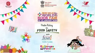 NDWBF 2026 | Children&rsquo;s Corner | Poster Making on Food Safety by FSSAI