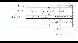 مراجعة الفصل الثاني - العلاقات و الدوال الأسية و اللوغاريتمية - ثالث ثانوي