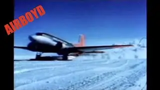 Douglas R4D Antarctica JATO Takeoff And Landing (1961)
