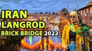 Langrod brick bridge , a Traditional market in Langarud, Gilan Province, IRAN-pol khshti langarud