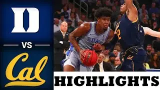 HIGHLIGHTS | Duke Blue Devils vs California Golden Bears | Full Game | NCAA College Basketball ToDay
