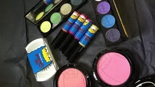 Mac Simpsons Collection review swatches