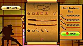 Shadow Fight 2 The Most Powerfull Dual Katana Fire